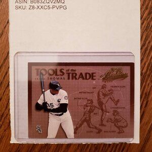 2002 Playoff Corp® FRANK THOMAS Chicago White Sox™ Playoff Absolute Memorabilia